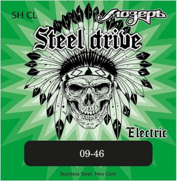 SH-CL Steel Drive Комплект струн для электрогитары, сталь, 9-46, Мозеръ-0