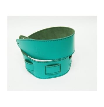 FL111067LP Premier Ремень для гитары, кожаный, бирюзовый, Fidel-0