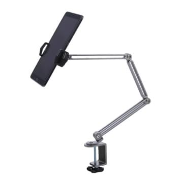 XLT125GY Держатель планшета/смартфона на столешницу/клавишную стойку, Superfix-0