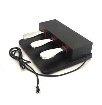 NTP-01B Педаль тройная для цифрового пианино Nux NPK, черная, TRINITY by UNIQKEYS-0