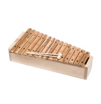 MS-K1-KS-02 Ксилофон диатонический, 15 пластин, с резонатором, Мастерская Сереброва-0