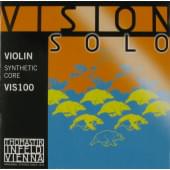 VIS100 Vision Solo Комплект струн для скрипки размером 4/4, среднее натяжение, Thomastik