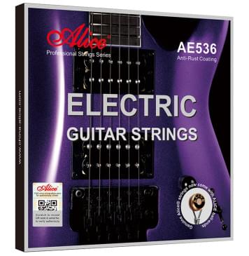 AE536-XL Комплект струн для электрогитары, сплав железа, Extra Light, 8-38, Alice-0