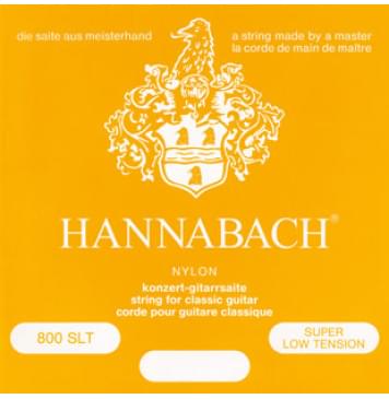 800SLT Yellow SILVER PLATED Комплект струн для классической гитары нейлон/посеребренные Hannabach-0