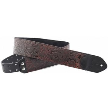 8401050090706 Leathercraft Blackguard Black Ремень для гитары, RightOn Straps-0