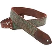 8401050090089 Leathercraft Blackguard Teal Ремень для гитары, RightOn Straps