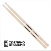 7KLHBRK Rock Барабанные палочки, граб, деревянный наконечник, Kaledin Drumsticks