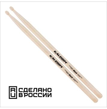 7KLHBRK Rock Барабанные палочки, граб, деревянный наконечник, Kaledin Drumsticks-0