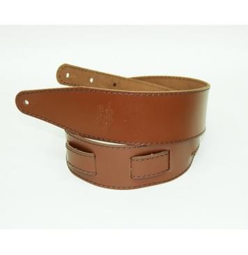 FL111033LP Premier Ремень для гитары, кожаный, коричневый, Fidel-0