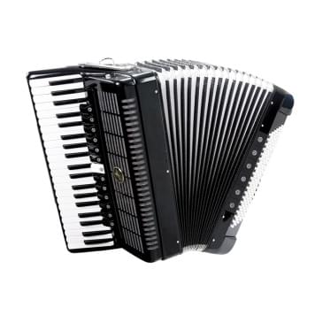 JH2012B-BLACK Аккордеон 41/120/13/6, черный, с футляром, Aurus-0