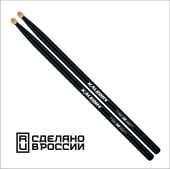 7KLHBBK5B Black 5B Барабанные палочки, граб, флуоресцентные, Kaledin Drumsticks