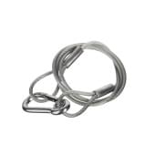 BXS03S760-PVC Страховочный трос, 760мм, 40кг, Laudio