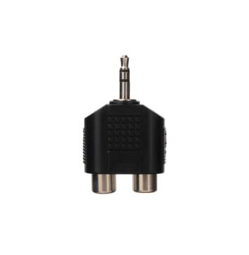 CC310 Переходник (разъем переходной) 2xRCA female – 3,5мм male, Soundking-0