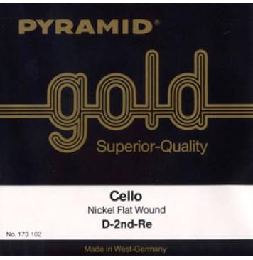 173100 Gold Комплект струн для виолончели размером 4/4, Pyramid-0