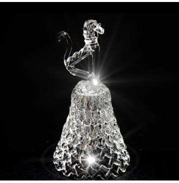 GH-L031 Колокольчик хрустальный «Собака», малый, Гусь Хрустальный-0