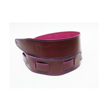 FL1110161LP Premier Ремень для гитары, кожаный, бордовый, Fidel-0