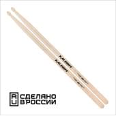 7KLHB5A 5A Барабанные палочки, граб, деревянный наконечник, Kaledin Drumsticks