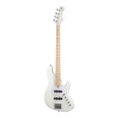 NJS4-WHT Elrick NJS Series Бас-гитара, белая, с чехлом, Cort