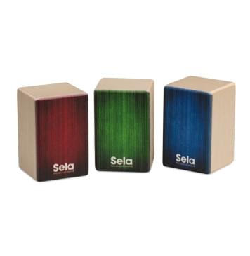 SE-108 Mini Cajon Набор мини шейкеров, 3 шт, Sela-0