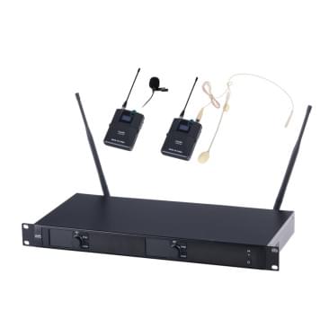 6000-UW Беспроводная микрофонная система, петличка и головной микрофон, LAudio-0