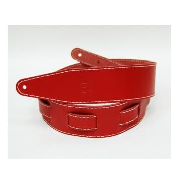 FL111055LP Premier Ремень для гитары, кожаный, красный, Fidel-0