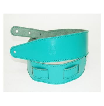 FL111005LP Premier Ремень для гитары, кожаный, бирюзовый, Fidel-0
