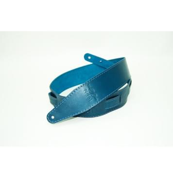 FL66001L11 Leather 11 Ремень для гитары, кожаный, синий, Fidel-0