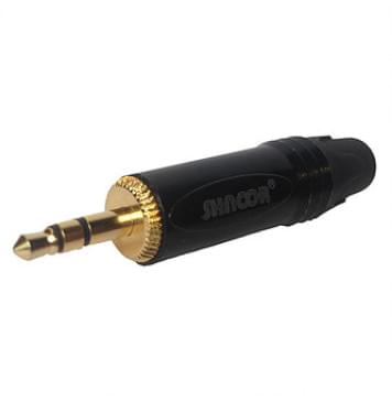 STP3-G-B Разъем на кабель 3.5мм male, стерео, SHNOOR STP3-G-B Разъем на кабель 3.5мм male, стерео, SHNOOR-0