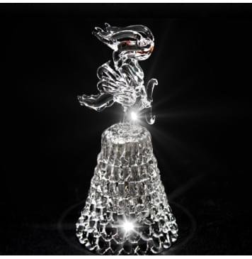 GH-L026 Колокольчик хрустальный «Дракон», малый, Гусь Хрустальный-0