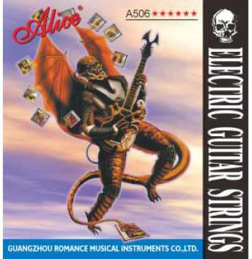 A506XL Комплект струн для электрогитары, никель, 8-38 Alice-0