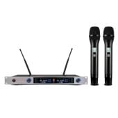 LS-212-2M Беспроводная микрофонная система, 2 ручных передатчика, LAudio