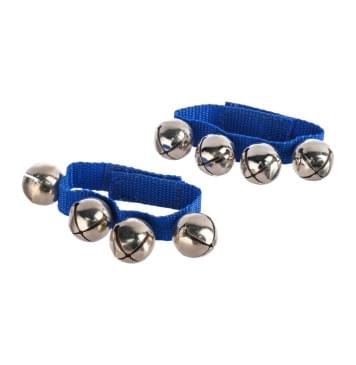 WRB-425 Колокольчики круглые d25мм 4 штуки на ремешке на запястье. DADI-0