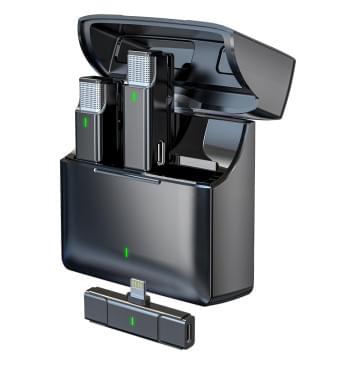 CYA06-B-L Беспроводной комплект из 2 микрофонов петличек, Lightning, Simple Fly-0