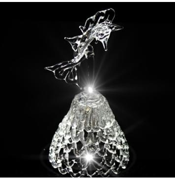 GH-M037 Колокольчик хрустальный «Рыбы», средний, Гусь Хрустальный-0