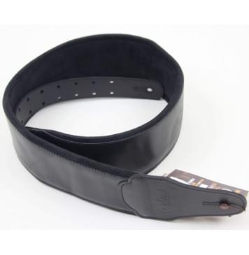 8401010030704 Lethercraft Smooth Black Ремень для гитары, RightOn Straps-0