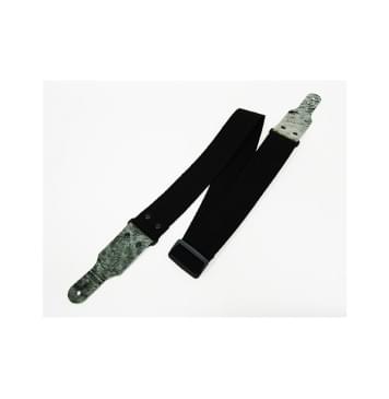 FL00014C Cotton Ремень для гитары, хлопок, черный, Fidel-0