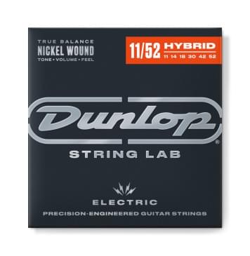 DEN1152 Performance+ Комплект струн для электрогитары, никелированные, Medium/Heavy, 11-52, Dunlop-0