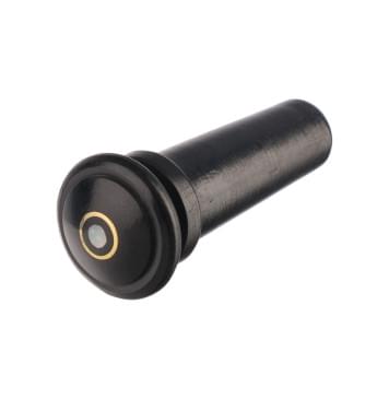 BE04E Пуговица для альта, с глазком, черное дерево, WBO-0