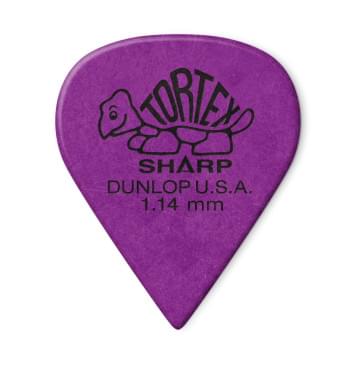 412R1.14 Tortex Sharp Медиаторы 72шт, толщина 1,14мм, Dunlop-0