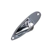 HJ001-CR Накладка выходного разъема гитары, хром, Paxphil