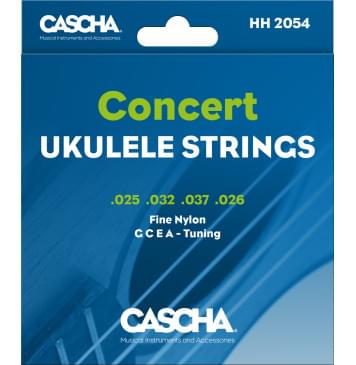 HH-2054 Комплект струн для концертного укулеле, прозрачный нейлон, Cascha-0