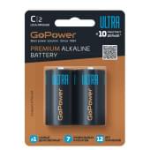 00-00026398 Ultra Элемент питания LR14 C Alkaline 1.5В, 2шт, GoPower