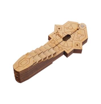 HV6 Чехол деревянный для варгана Уран, Мастерская Глазырина-0