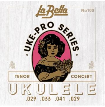 100 Uke-Pro Комплект струн для концертного/тенор укулеле, La Bella-0