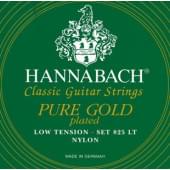 825LT Green PURE GOLD Комплект струн для классической гитары нейлон/позолоченные Hannabach