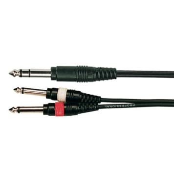 BB314-3M Кабель акустический, 6,35мм, стерео - 2х6,35мм, моно, 3м, Soundking-0