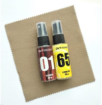 OVTSound.Compl-1 Комплект для ухода за накладкой грифа гитары, масло, очиститель, салфетка, OVTSound-0