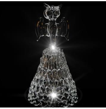 GH-XL019 Колокольчик хрустальный «Сова», большой, Гусь Хрустальный-0