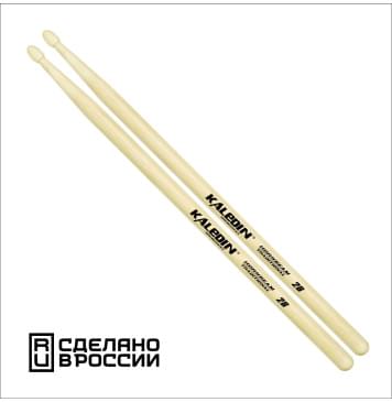 7KLHB2B 2B Барабанные палочки, граб, деревянный наконечник, Kaledin Drumsticks-0