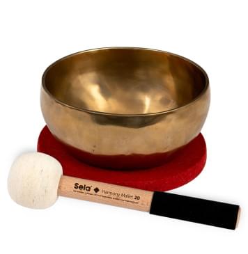 SE-262 Harmony Поющая чаша 17см, с кольцом-подставкой и стиком, Sela-0